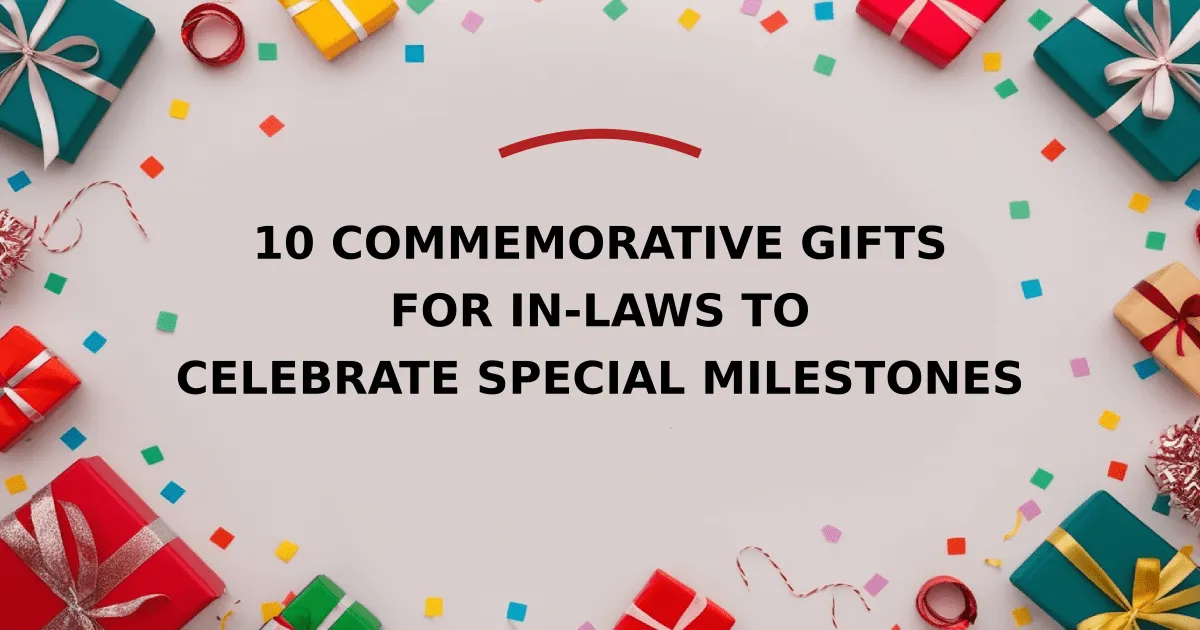 10 Commemorative Gifts for In-Laws to Celebrate Special Milestones